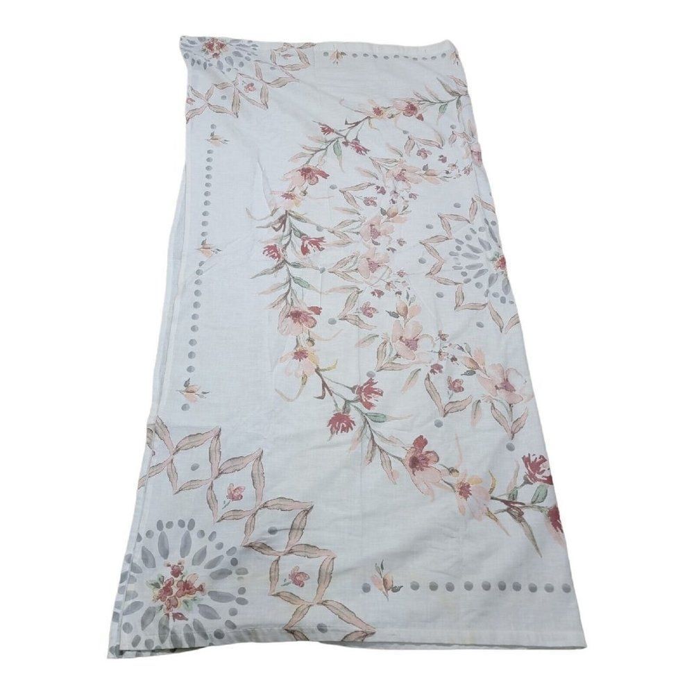 Linden Street Veranda Cloth Floral Shower Curtain, Vapor Gray Color 68"x73" READ